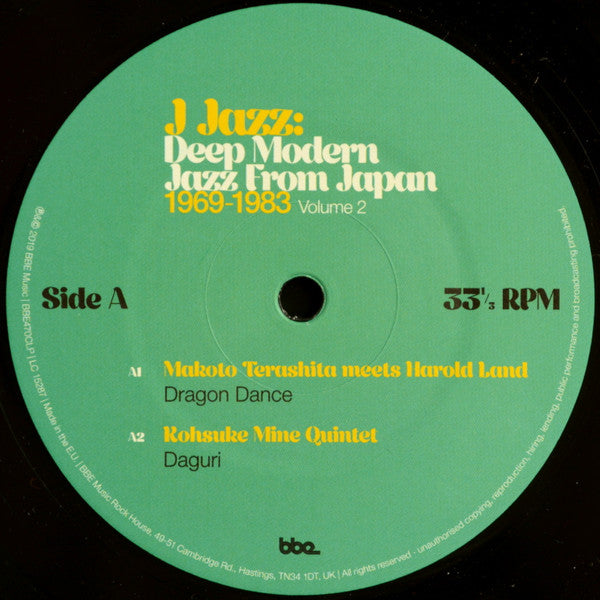 Various : J Jazz: Deep Modern Jazz From Japan 1969-1983 (Volume 2) (3xLP, Comp)