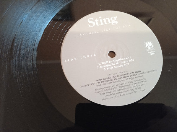 Sting : ...Nothing Like The Sun (2xLP, Album)