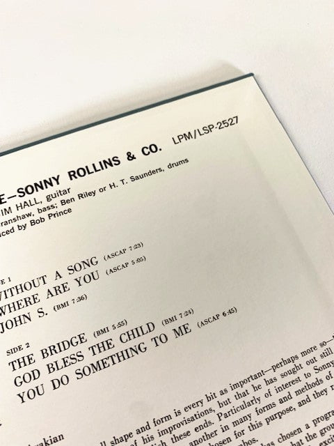 Sonny Rollins : The Bridge (LP, Album, Ltd, RE, 180)