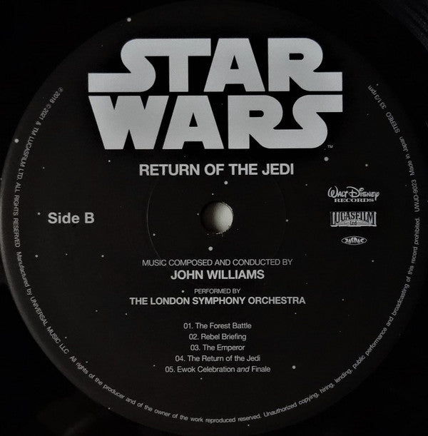 John Williams (4), The London Symphony Orchestra* : Star Wars / Return Of The Jedi = スター・ウォーズ / ジェダイの帰還 (LP, Album, RE, RM)