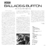 Ann Burton With The Louis Van Dyke Trio* : Ballads & Burton (LP, Album, Ltd, RE)