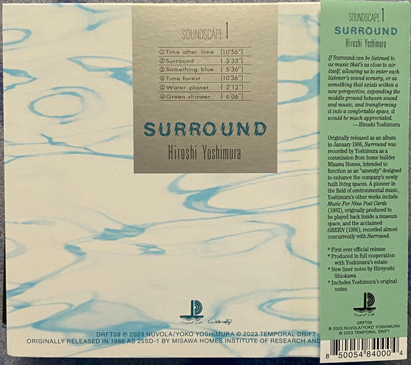Hiroshi Yoshimura : Surround (CD, Album, RM)