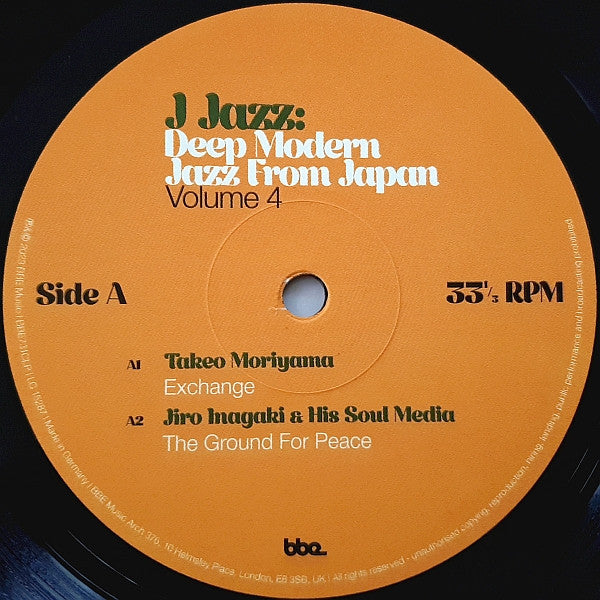 Various : J Jazz: Deep Modern Jazz From Japan (Volume 4) The Nippon Columbia Label 1968-1981 (3xLP, Comp)