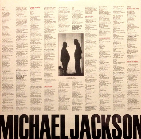 Michael Jackson = マイケルジャクソン* : Bad (LP, Album, Gat)
