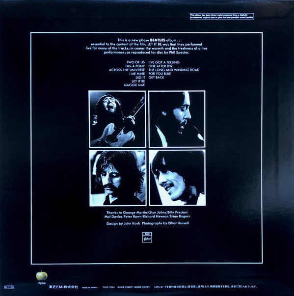 The Beatles : Let It Be (LP, Album, Ltd, RE, RM)