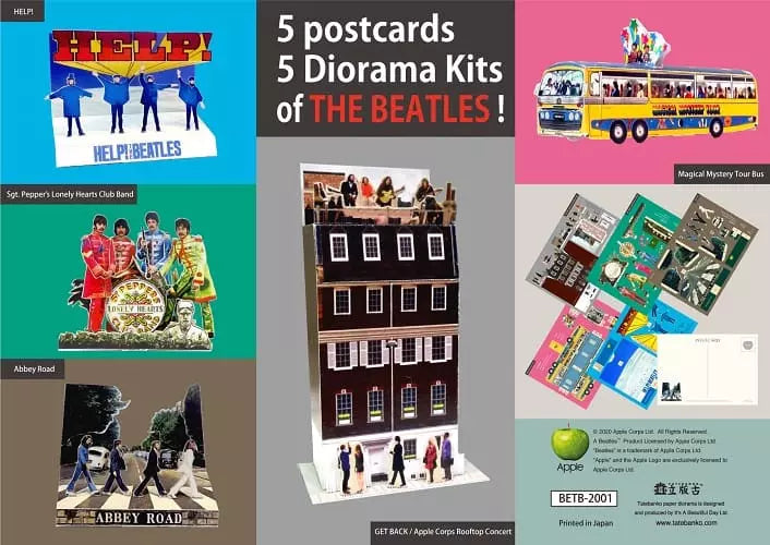Beatles “Post Card Set” Japan only diorama kit!