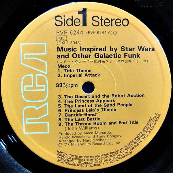 Meco Monardo : Music Inspired By Star Wars And Other Galactic Funk (LP, Album)