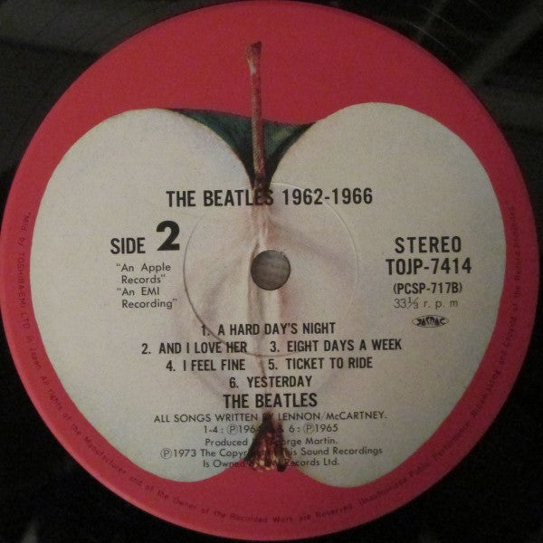The Beatles : 1962-1966 (2xLP, Comp, RE, Gat)